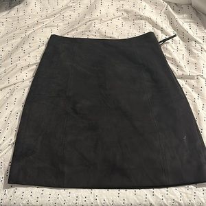 Aritzia Suede Mini Skirt
